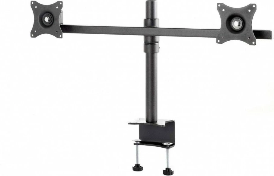 Mbajtëse tavoline për dy monitorë Edbak SV05, 19-27", VESA 75x75/100x100, e zezë