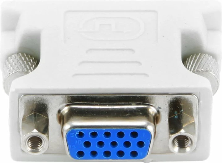 Adapter kablloje Gembird A-DVI-VGA, për lidhje DVI në VGA, Bardhë