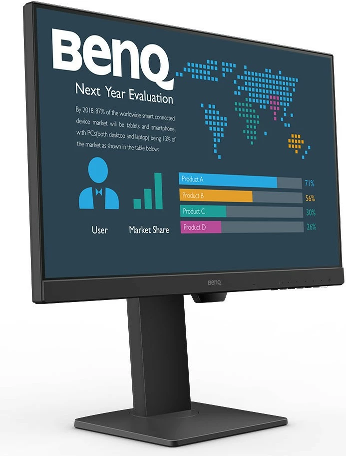 Monitor BenQ BL2486TC, 23.8", Full HD, i zi