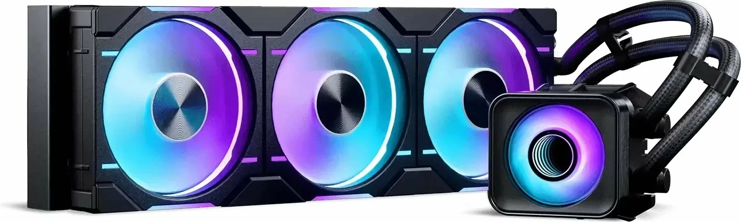 Ftohës uji AiO Phanteks Glacier One 360D30 X2 PH-GO360D30_DBK02 360mm, ARGB, i zi