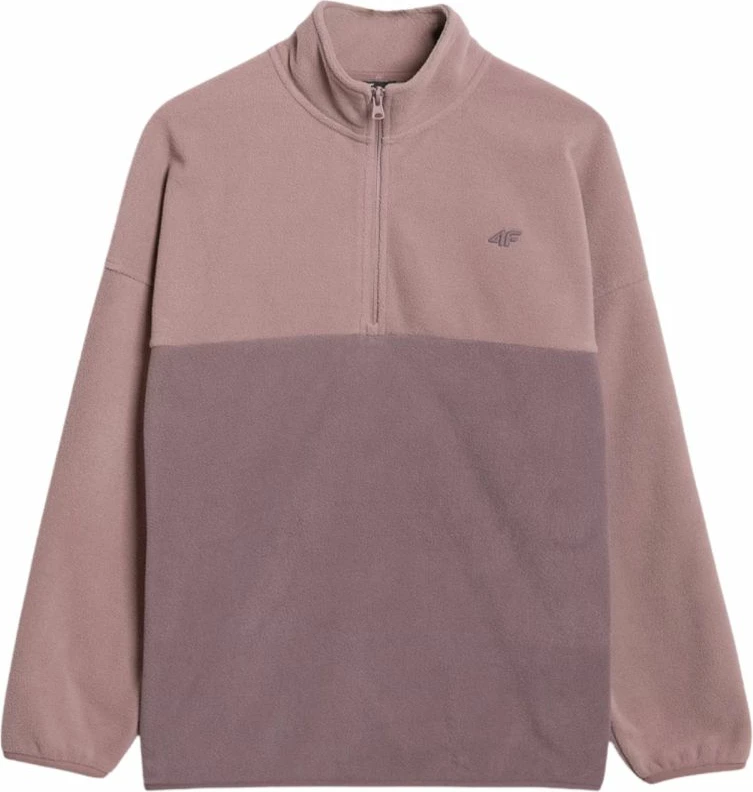Duks fleece për femra 4F, vjollcë/rozë