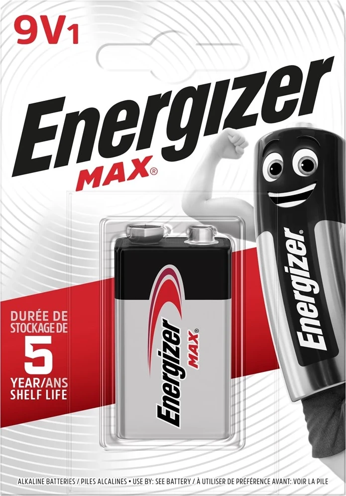 Bateri Energizer Max, 426660 9V 6LR61, 1 copë