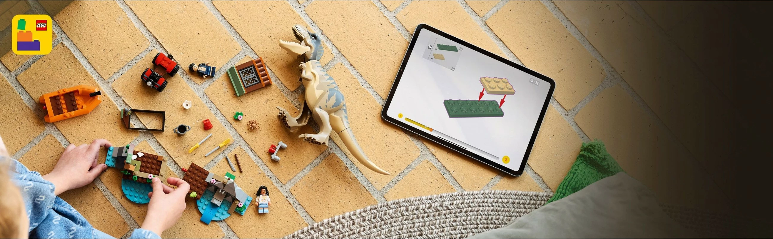 Set ndërtimi LEGO Jurassic World 76975, 199 pjesë, shumëngjyrësh
