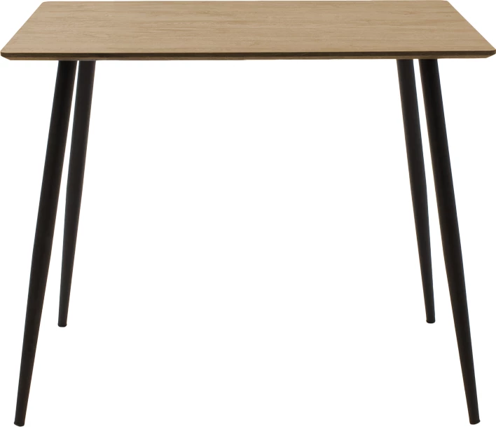 Tavolinë me karrige, ngjyrë e zezë-sonoma, set prej 3 pjesësh, 70x70x75cm