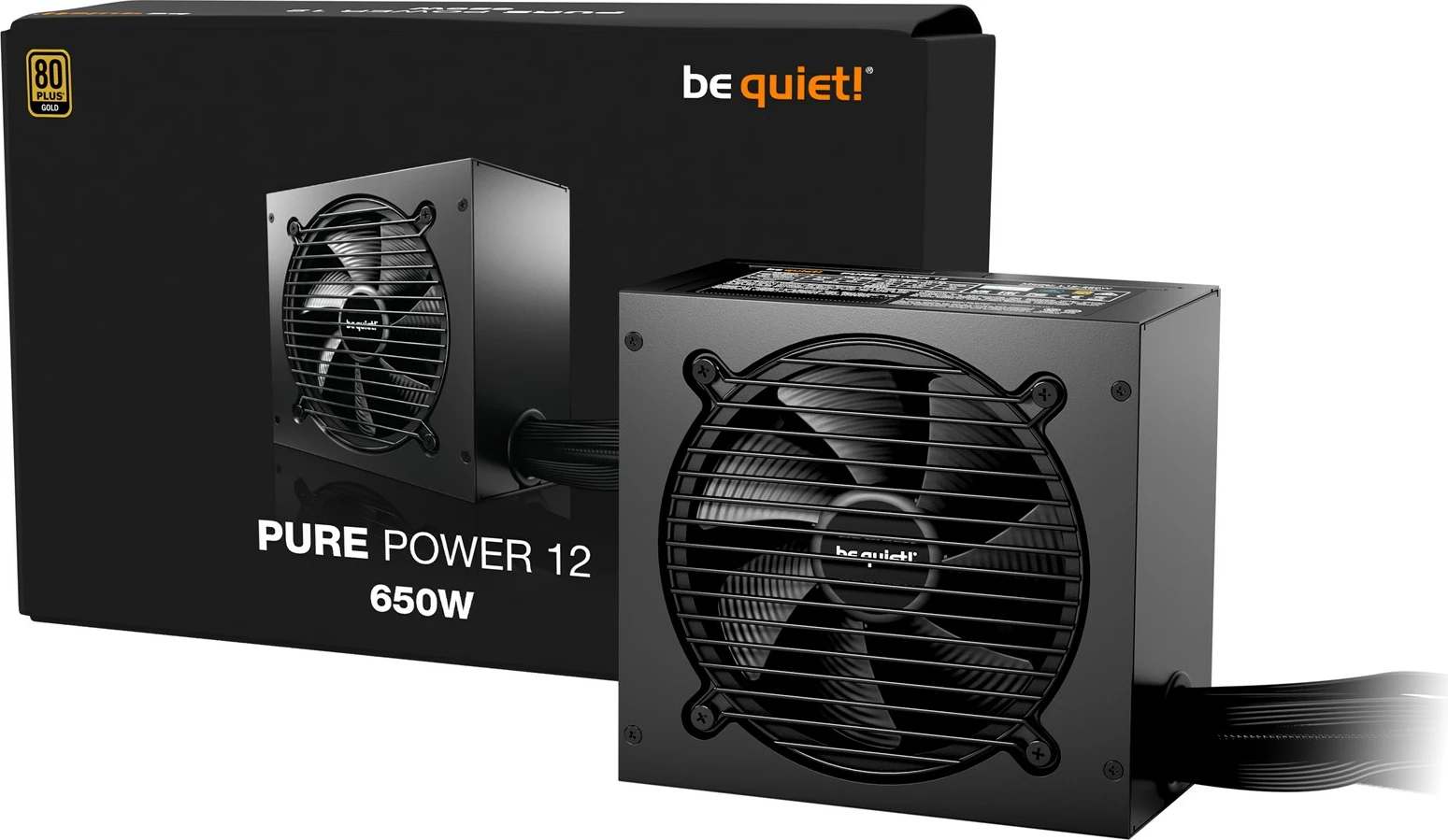 Furnizues energjie be quiet! PURE POWER 12, 650W, ATX, E zezë