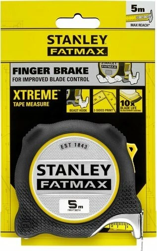 Metër rrotullues Stanley Fatmax Premium FMHT38214-0 5 m x 32 mm, verdhë/zezë