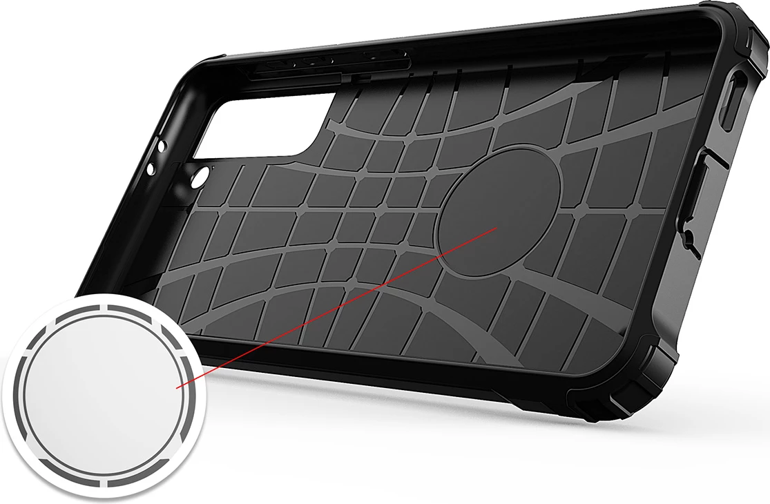 Mbështjellës Hurtel Hybrid Armor për Samsung Galaxy S23 Ultra, Blu