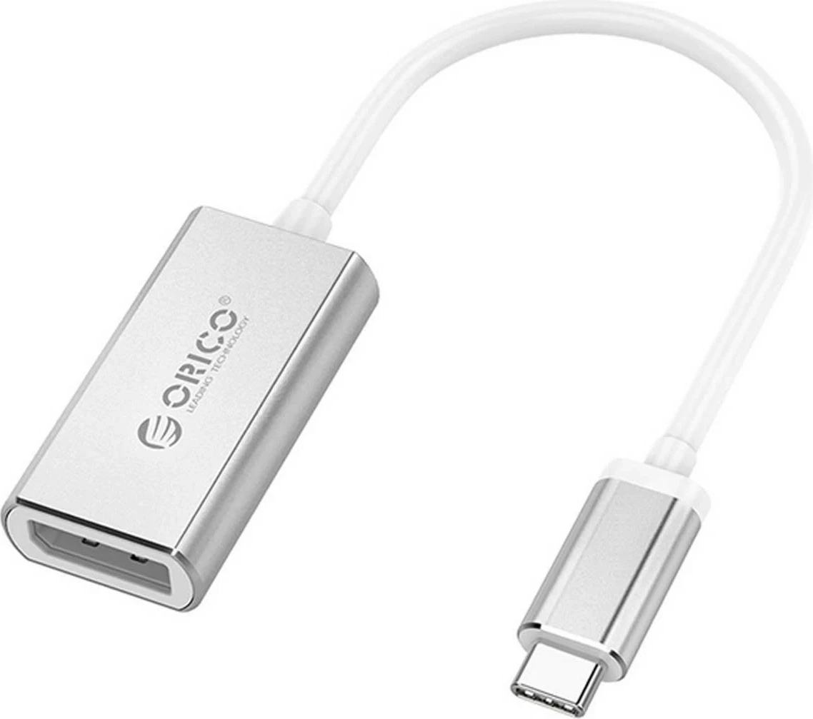 Adapter Orico USB-C në DisplayPort 4K@60Hz, argjendtë