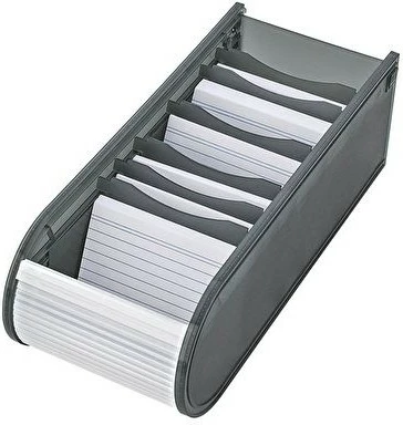 Kuti organizuese WEDO 250 8012, A8, gri, me kapak