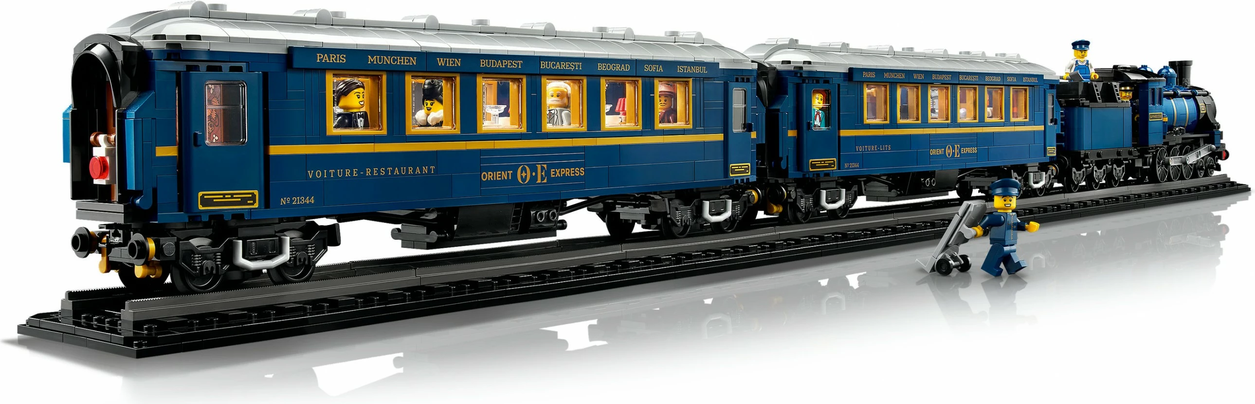 Set ndërtimi LEGO Ideas Orient Express, 2540 pjesë, shumëngjyrësh