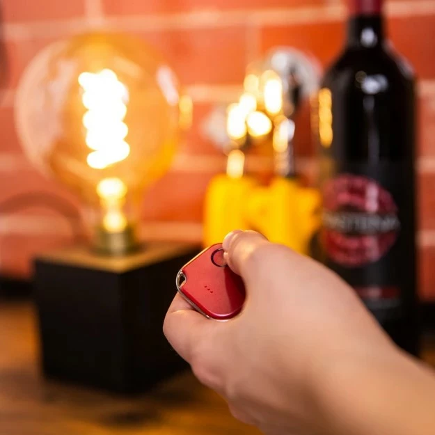 Buton i mençur Shelly BLU Button1, Plastikë, 2400 - 2484 MHz, 30 m, Wireless, Kuq