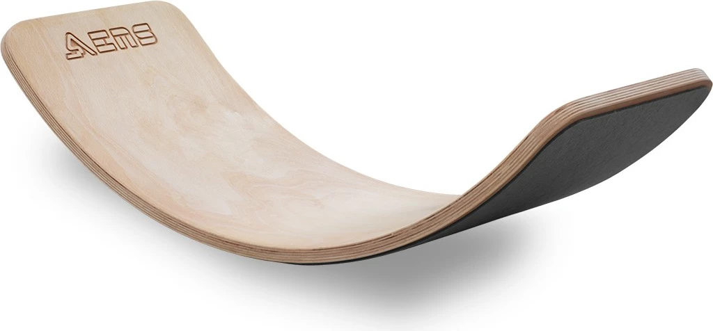 Dërrasë balancuese prej druri, ngjyrë natyrale dhe gri, Skye Decor