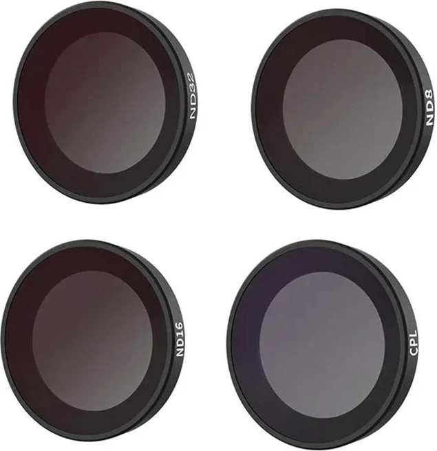 Set filtrash Telesin IS-FLT-G03 për Insta360 GO3, CPL/ND8/ND16/ND32