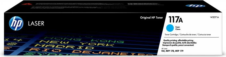 Toner HP 117A W2071A origjinal, cyan