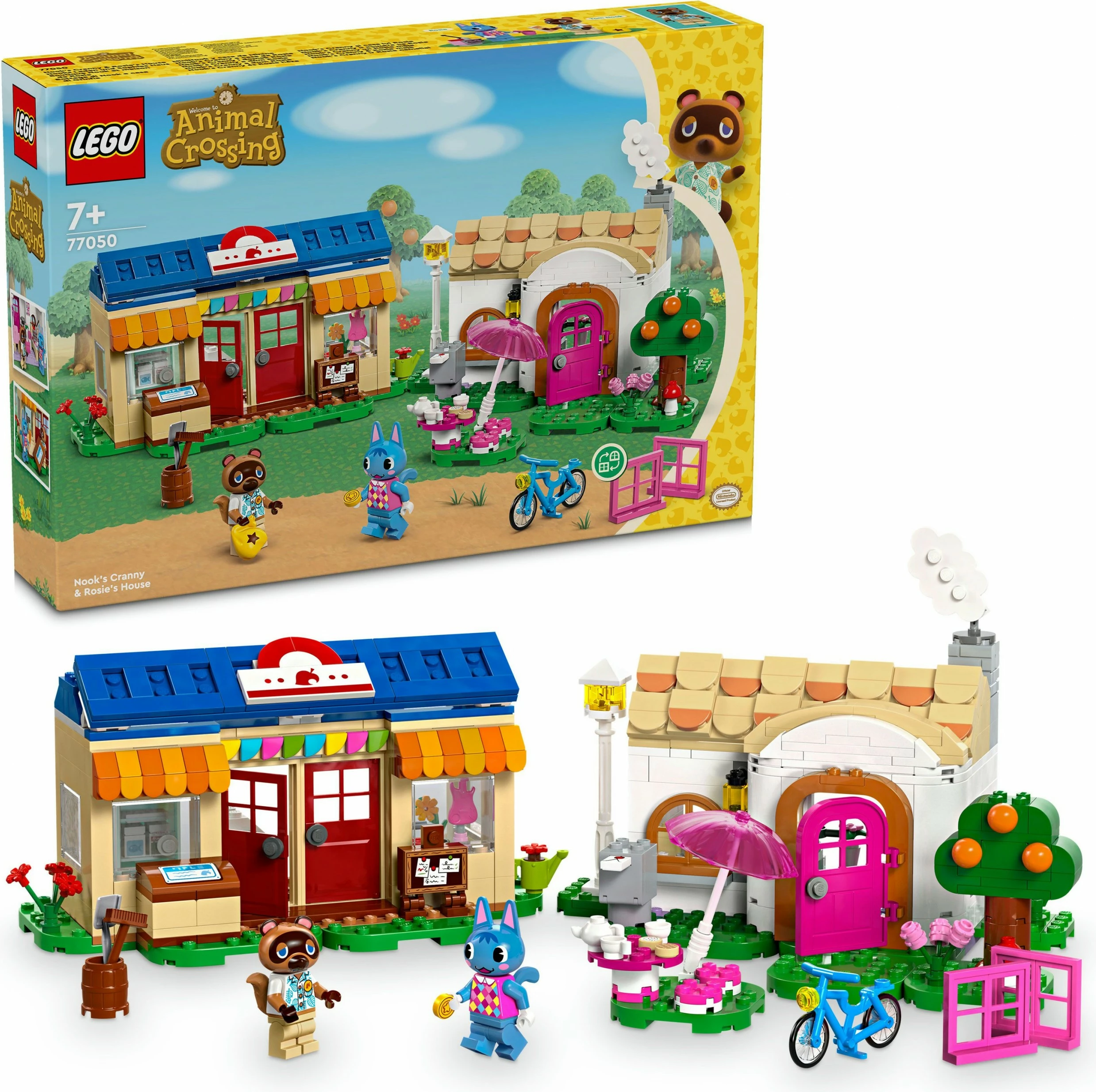 Set ndërtimi LEGO Animal Crossing 77050, 535 pjesë, shumëngjyrësh