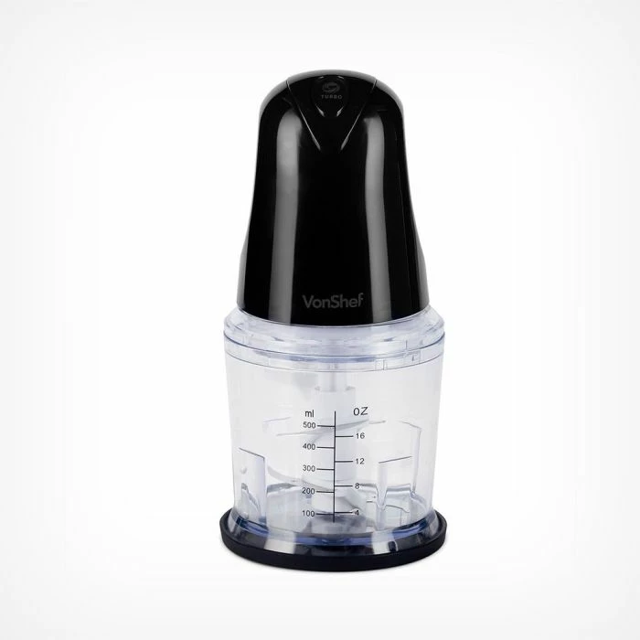 Grirëse mini VonShef 2000086 400W 500 ml, e zezë