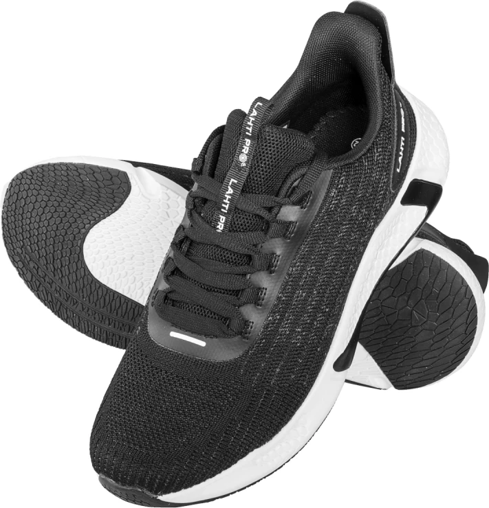 Atlete LAHTI PRO L3042746, thurje 3D mesh, taban PHYLON/TPR, nr. 46, zi/bardhë