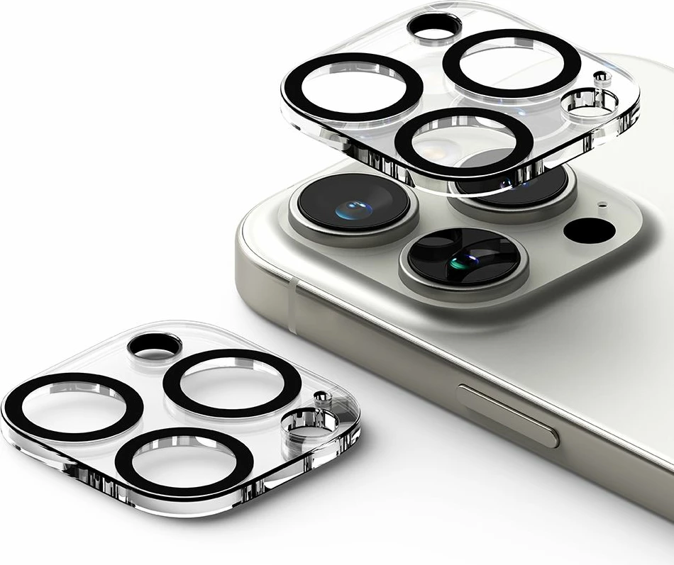 Mbrojtës xhami për kamerë Ringke për iPhone 16 Pro / 16 Pro Max, 2 copë