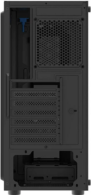 Kasë Darkflash DK151 me LED, 3 ventilatorë RGB, e zezë