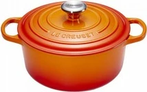 Tenxhere Le Creuset 21177240902430, 4.2L, gize, portokalli