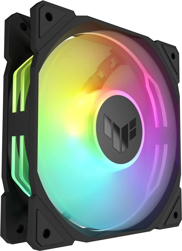 Ventilatorë ASUS TUF Gaming TR120 ARGB Reverse, set treshe, 12 cm, Ngjyrë e zezë