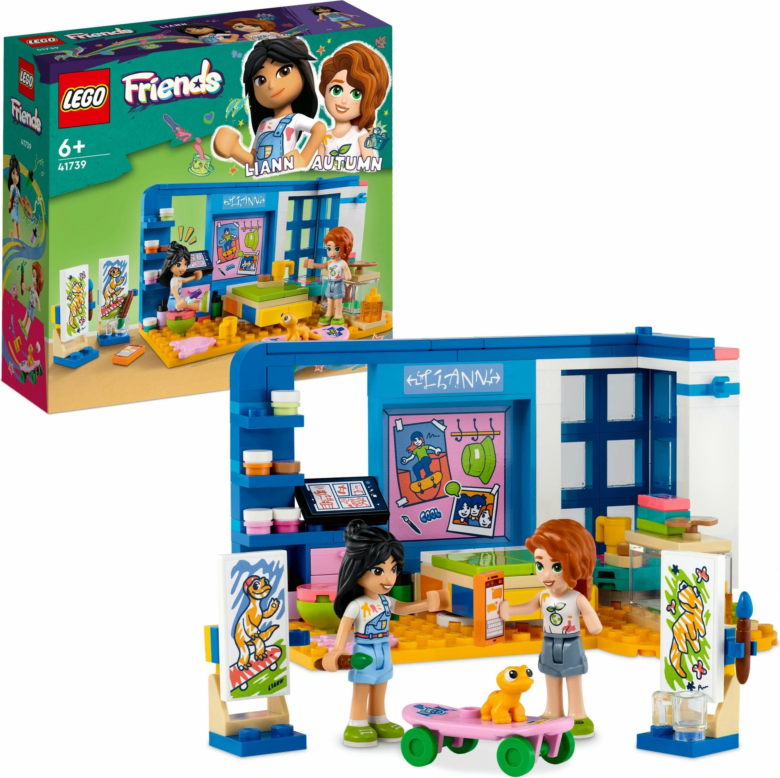 Set ndërtimi LEGO Friends 41739 Liann's Room, 204 pjesë, shumëngjyrëshe