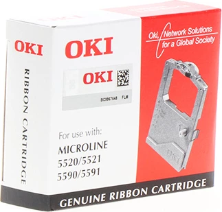 Ribon printeri OKI 01126301, për Microline 5520/5521 5590/5591, i zi