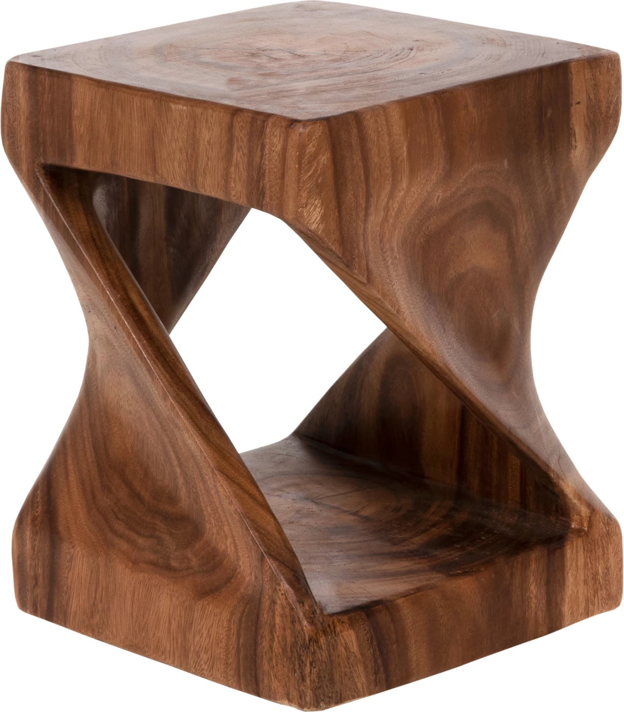 Karrige për bar GEBO FH9754, dru suar, ngjyrë arre, 35x35x46.5 cm