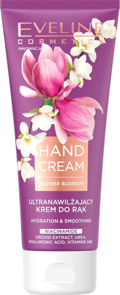 Krem për duar për femra Eveline Cosmetics Flower Blossom Ultra-Hydrating, 75ml