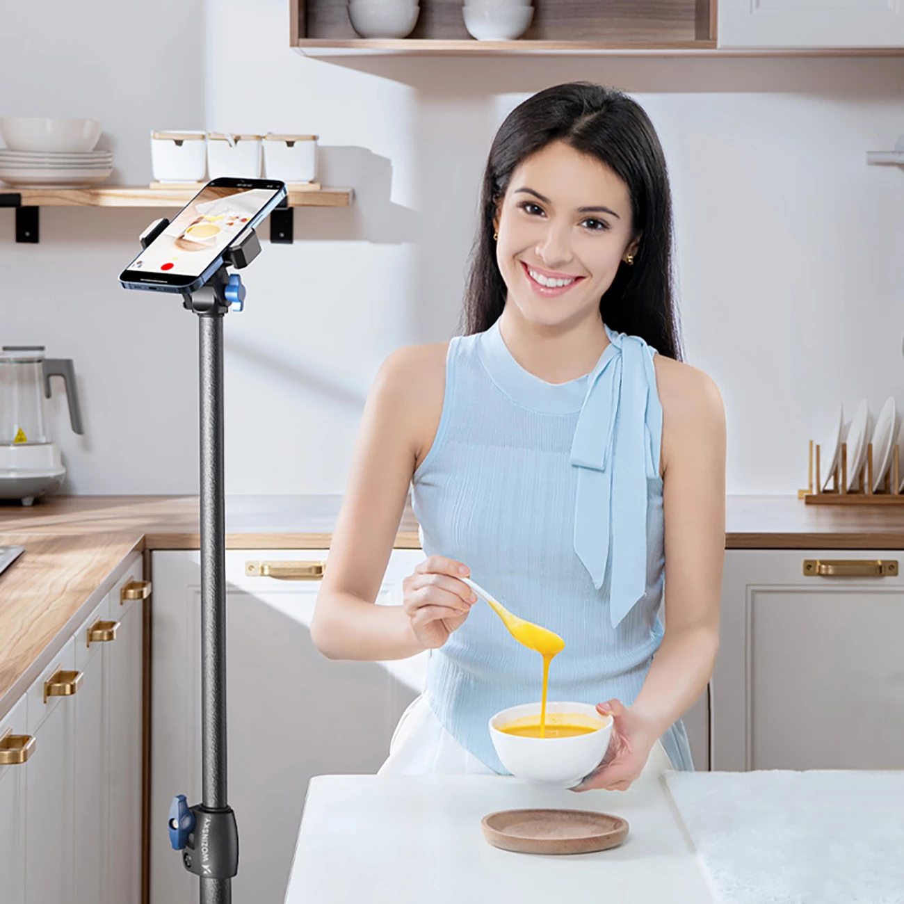 Tripod Wozinsky WRLD-00Y1S, çelik karboni, 1.7m, i zi mat