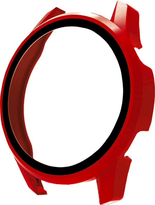 Mbrojtës xhami me kasë Hurtel për Huawei Watch GT3 42mm, Kuqe