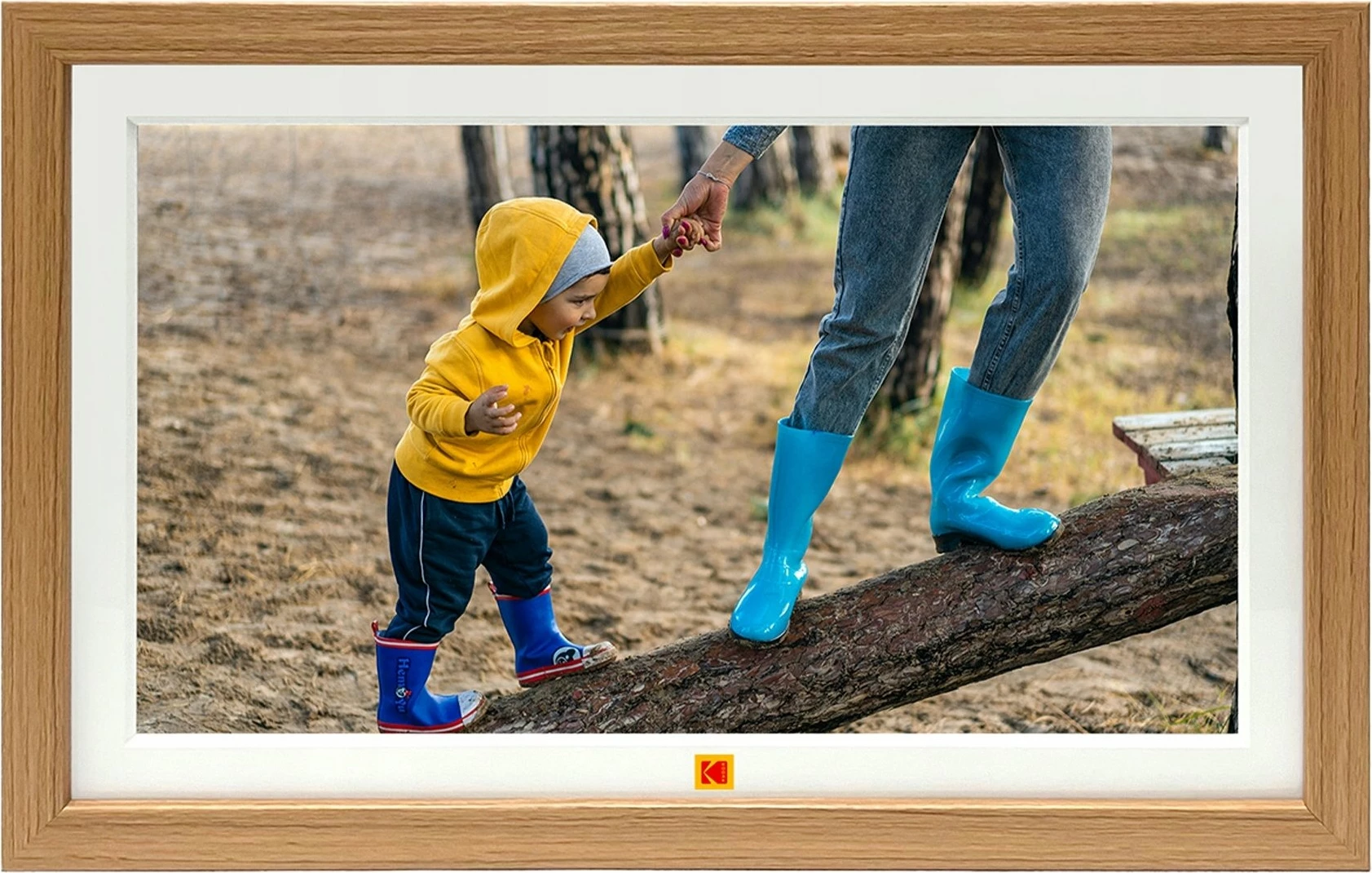 Kornizë digjitale fotografish Kodak RCF-1561W 15.6\" Full HD 32GB Wi‑Fi Touch, kafe (burlywood)
