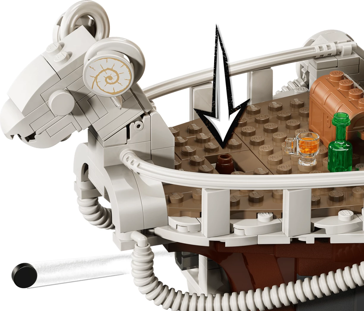 Set ndërtimi LEGO One Piece The Going Merry Pirate Ship 75639, 1376 copë, 5 minifigura