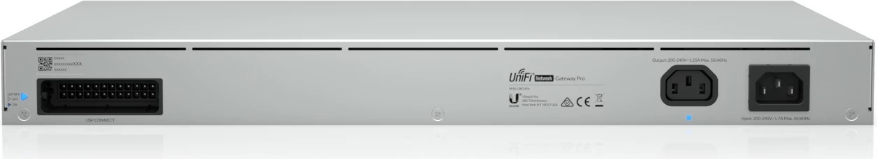 Gateway Ubiquiti Pro, 1U, Alumini, Montim në rack, LAN, Power, 1700 MHz, 2048 MB