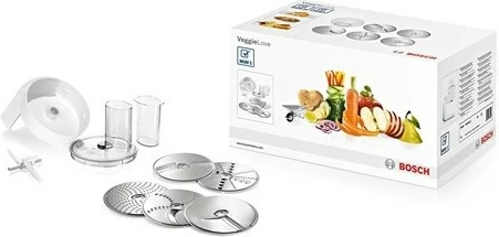 Aksesor për kuzhinë Bosch MUZ5VL1, Inox, Bardhë, për MUM5