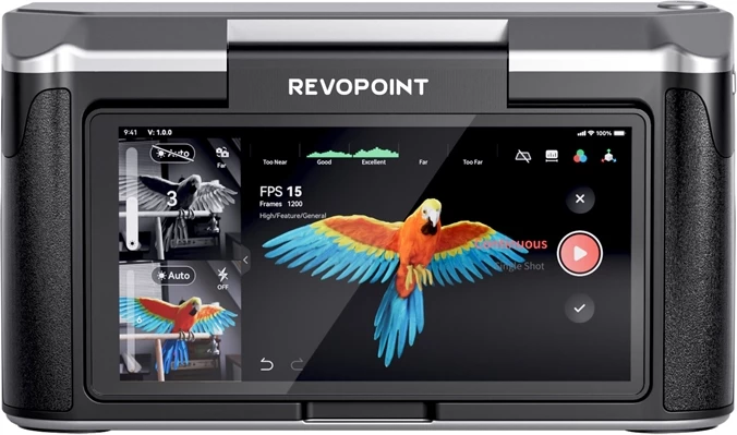 Skaner 3D Revopoint Miraco Pro, pa tela, 32 GB RAM, 256 GB memorie, E zezë