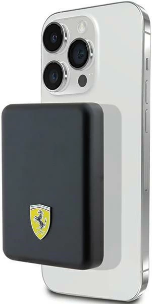Powerbank Ferrari Metal Logo MagSafe 5000mAh, i zi