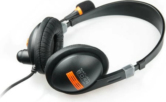 Kufje Natec Drone NSL-0294 me mikrofon, me kabllo, të zeza