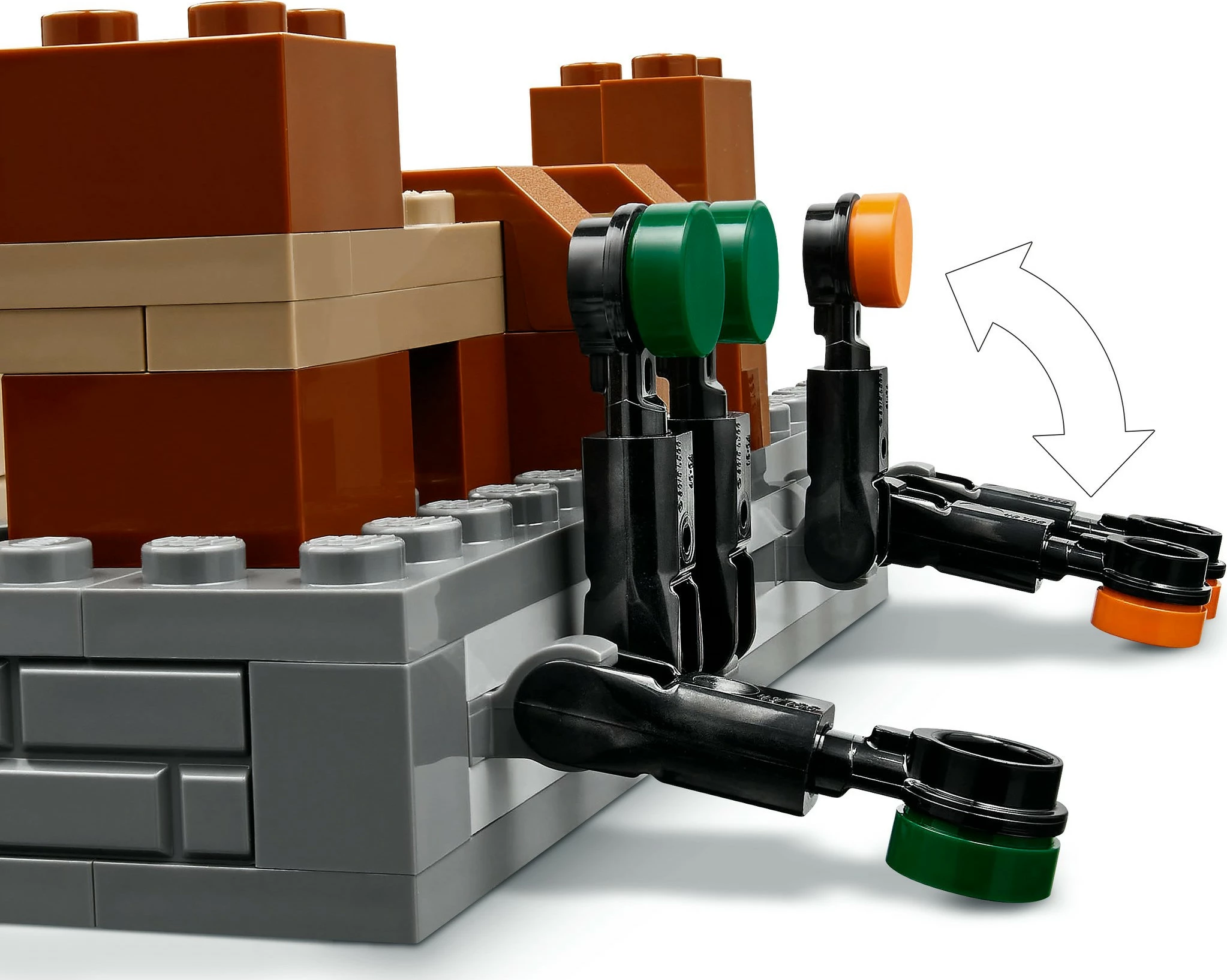 Set ndërtimi LEGO Woodland Mansion Fighting Ring, 491 pjesë, plastikë, shumëngjyrësh