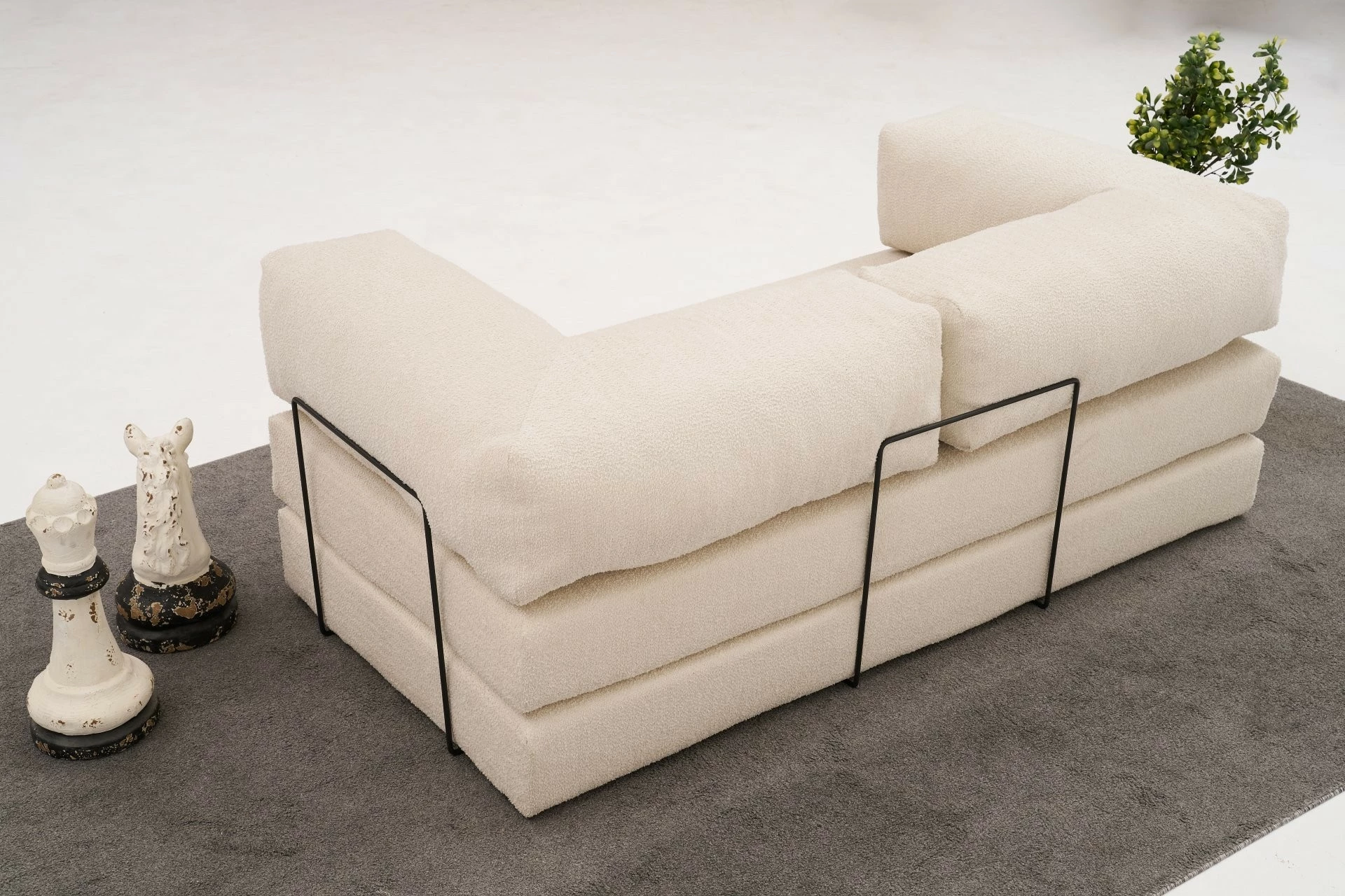 Divan treshe Atelier del Sofa, Comfort, krem v2