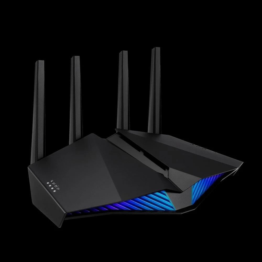 Router ASUS RT-AX82U, wireless, Gigabit Ethernet, Dual-band (2.4 GHz / 5 GHz), i zi