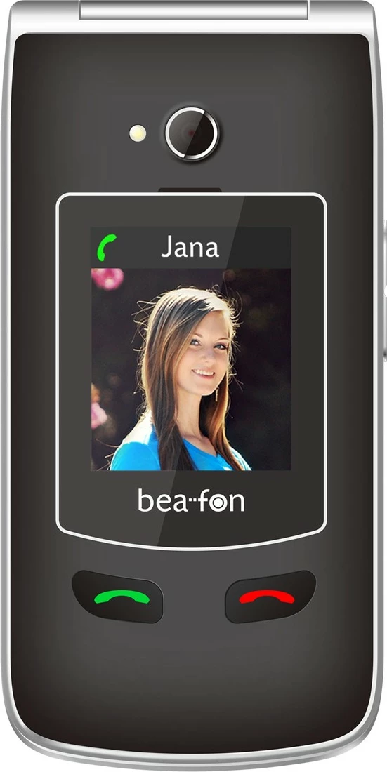 Celular bea-fon SL645plus LTE, 2.8", 1000mAh, microSD, zi-argjendtë