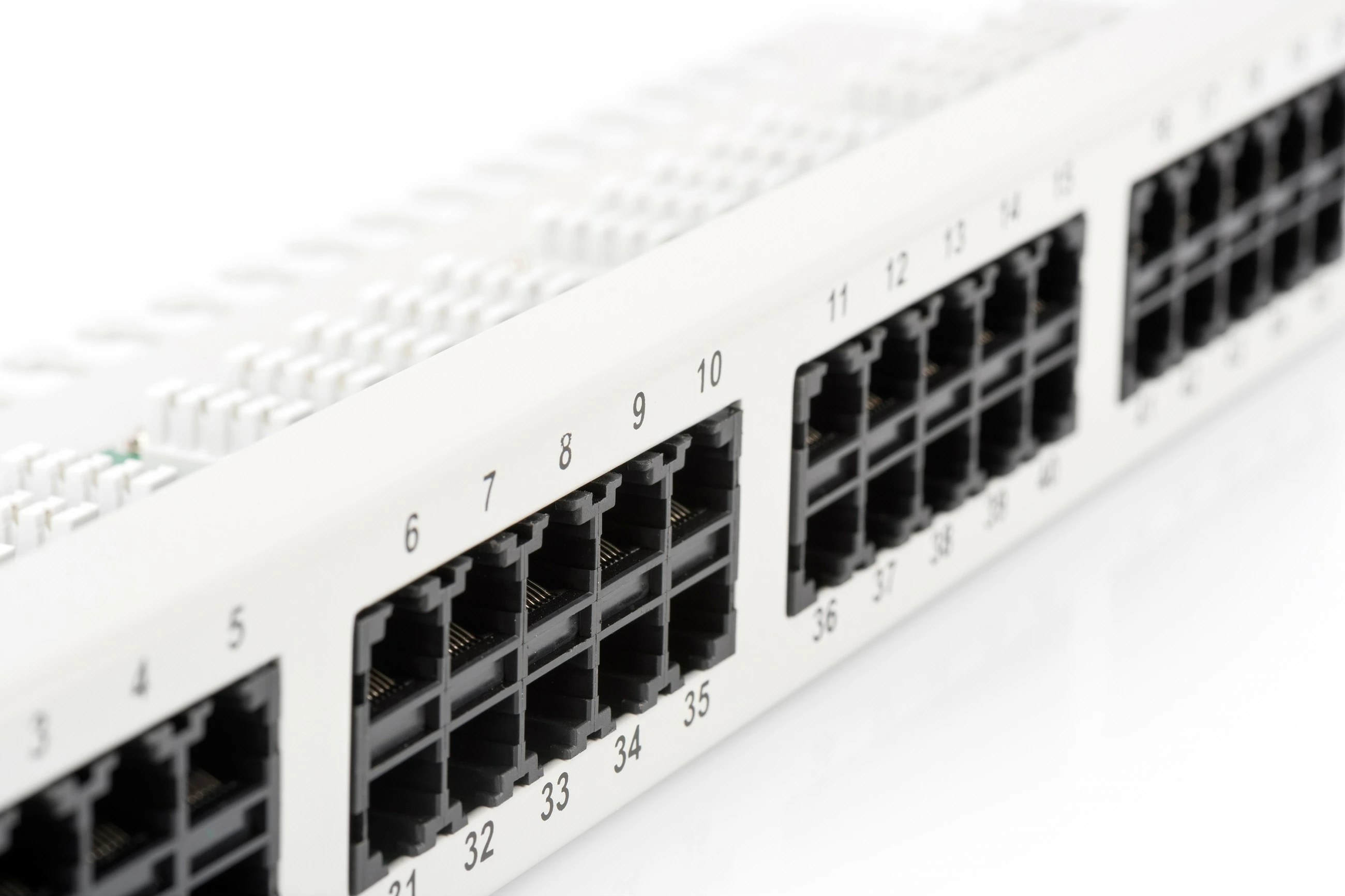 Patch panel Digitus ISDN, 50 porta, Cat3, rack 1U, gri