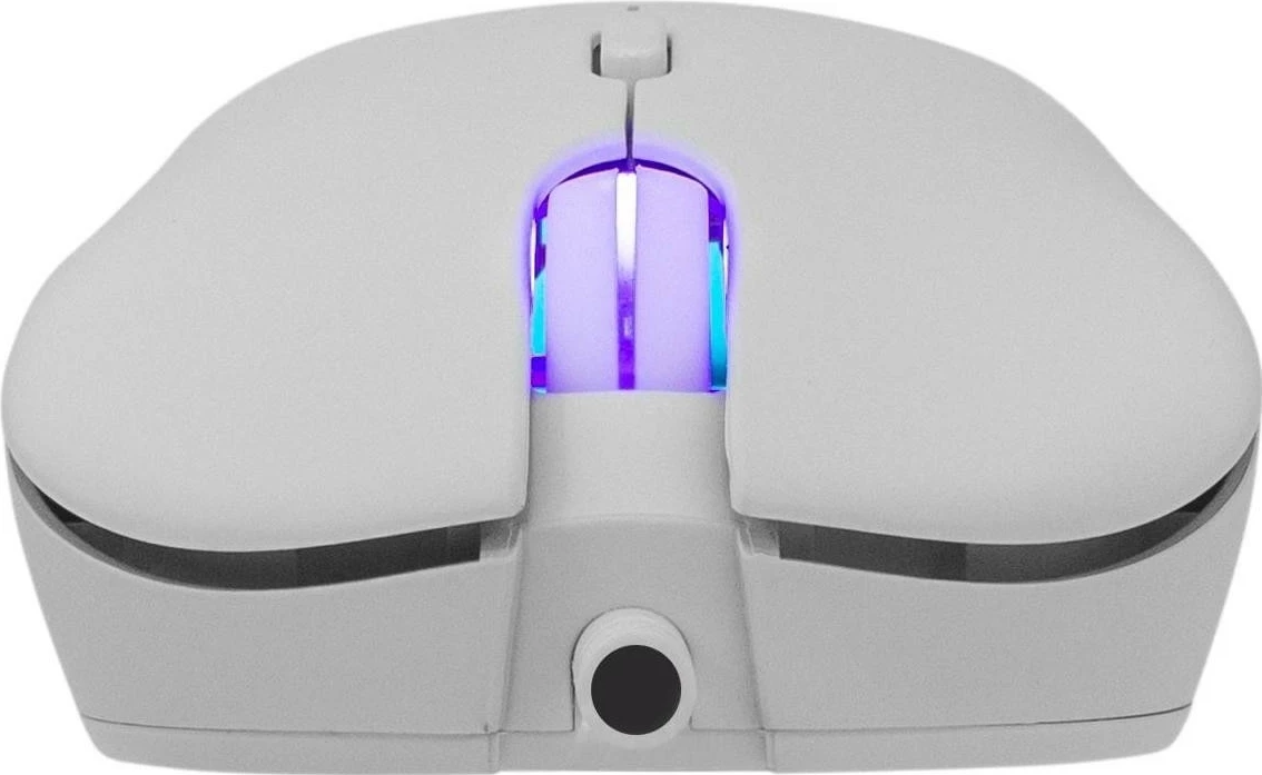 Maus gaming White Shark Bagdemagus GM-5010, 7200 DPI, RGB, i bardhë