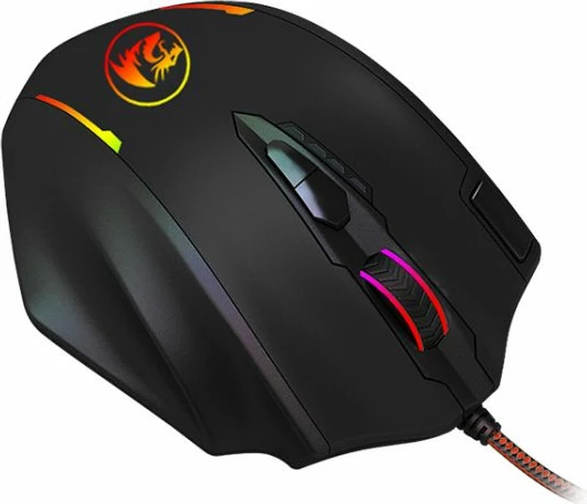 Maus gaming Redragon Impact M908, 12400 DPI, 18 butona, RGB, i zi