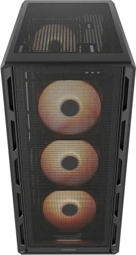 Kasë Cougar Airface Pure PRO midi, ARGB, e zezë