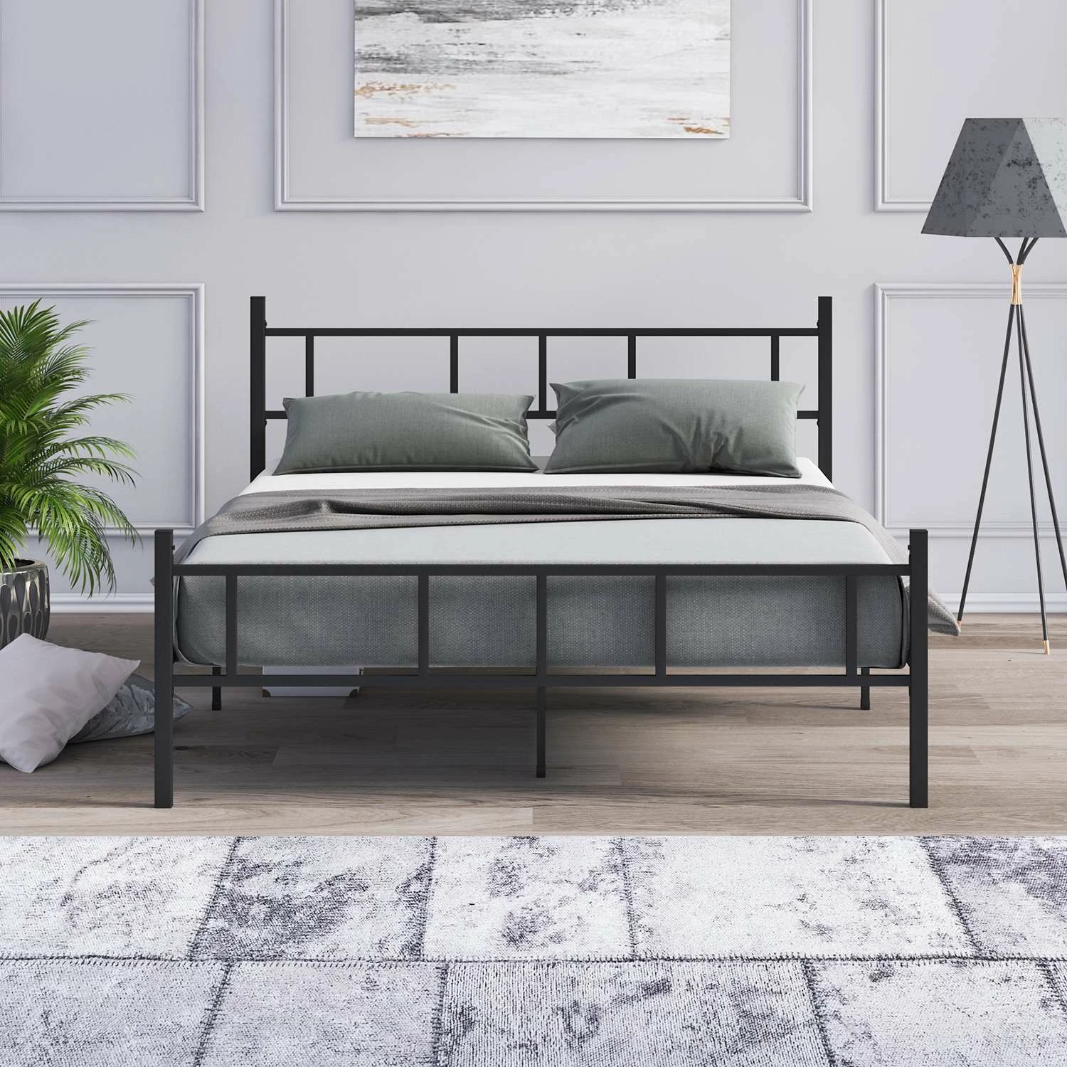 Krevat dopio, metal i zi, Skye Decor, 160x200