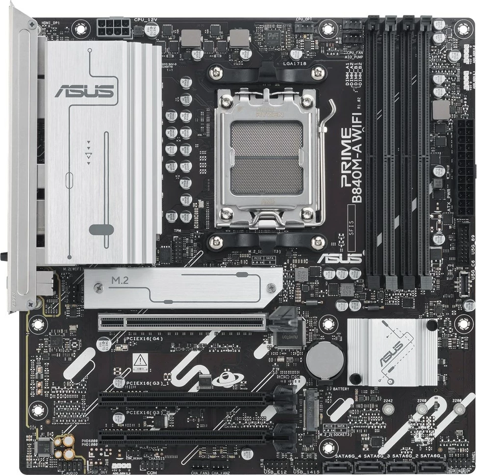 Pllakë amë ASUS PRIME B840M-A WIFI, Socket AM5, micro ATX