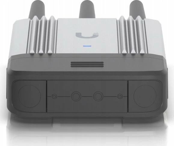 Ruter Ubiquiti UniFi UMR-Industrial 4G LTE, Wi‑Fi 4 2.4GHz, IP66, 2x Gigabit LAN, 3x antena të jashtme, gri