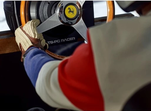 Timon gaming Thrustmaster AddOn Ferrari 250 GTO Vintage për PC/KON, metal, dizajn klasik